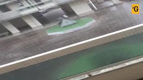 Grandine e vento a Chieti Scalo