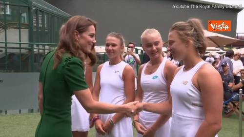 Kate alla finale femminile di Wimbledon