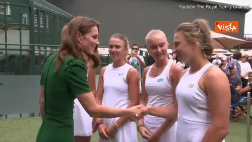 Kate alla finale femminile di Wimbledon
