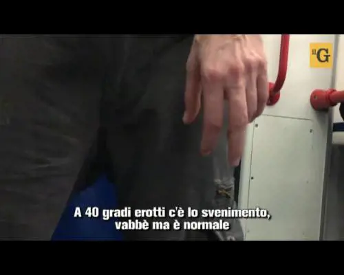 Viaggio nei "vagoni forno" della metro B 