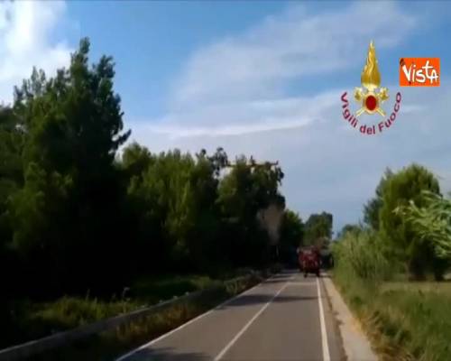 Incendio a Gallipoli, perde la vita un uomo