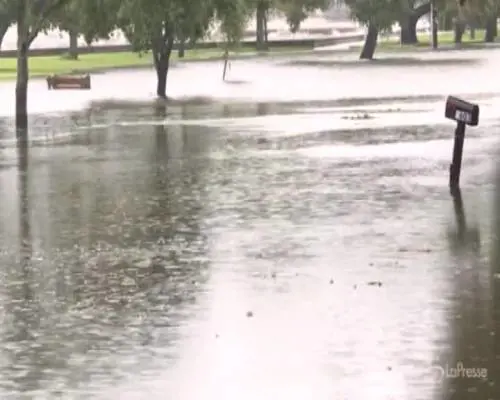 Allagamenti in Louisiana dopo che l'uragano Barry ha toccato terra
