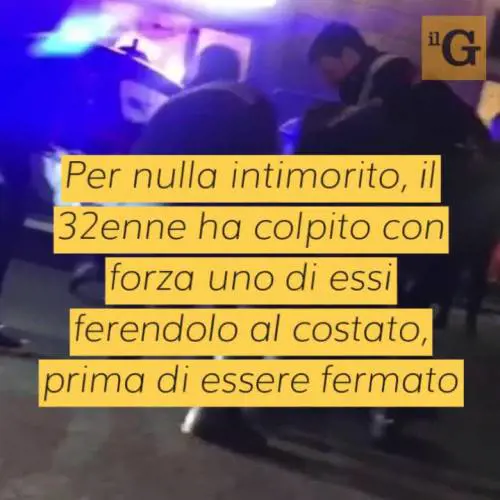 Milano, pesta passante e manda militare in ospedale: preso albanese