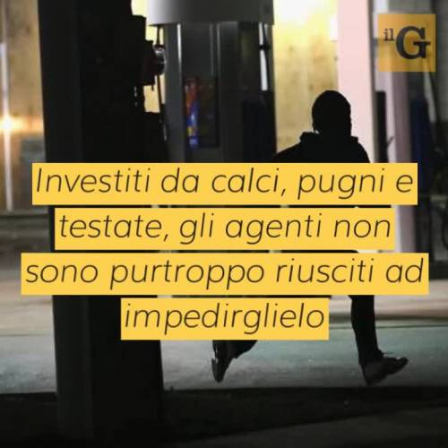 Brescia, incendia bus poi pesta e morde agenti: ricercato straniero