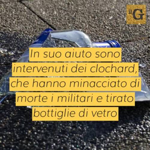 Il romeno pesta una donna, poi attacca i militari: fermato grazie al taser