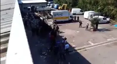 Gli antagonisti protestano per lo sgombero del centro sociale