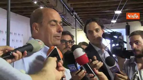 Zingaretti: "Governo per fare la manovra sarebbe un regalo alla destra" 