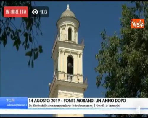 Ponte Morandi, il minuto di silenzio alle 11:36