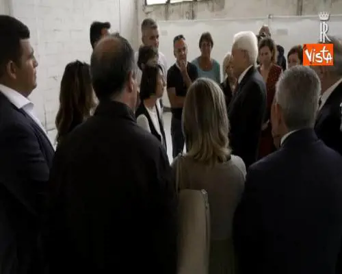 Mattarella incontra i familiari delle vittime del crollo di Ponte Morandi 
