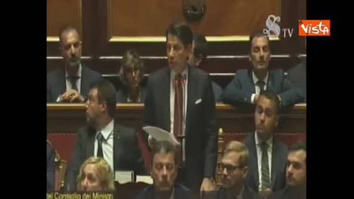 Conte: "Crisi scelta grave della Lega, si assumano loro responsabilità"