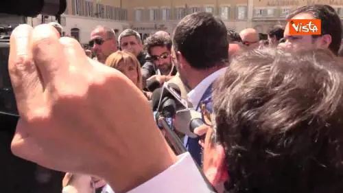 Salvini: “Mozione contro Conte ritirata perché si è dimesso”