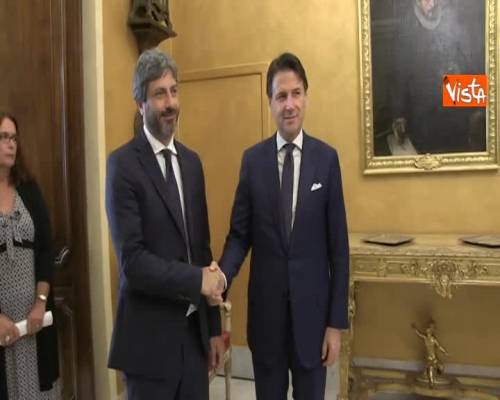 Conte a Fico: "E' un piacere rivederti!". E lui: "Anche per me!"