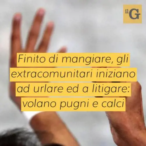 Rissa tra stranieri al McDonalds, nigeriano reagisce rabbiosamente al fermo