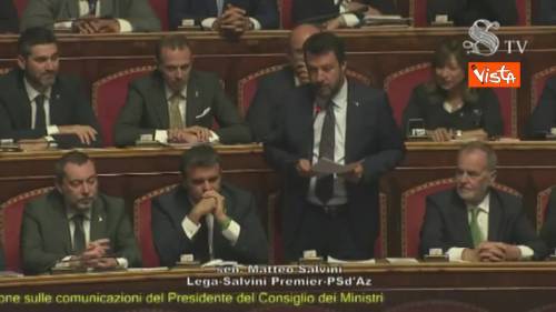 Salvini: "Non invidio il presidente Conte-Monti"