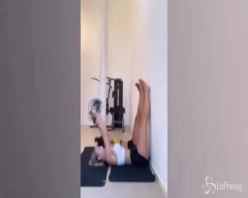 Leotta e Fiamingo in palestra: l'allenamento hot