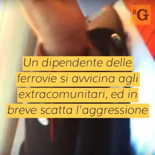 Stranieri aggrediscono dipendente ferrovie sul treno: sputi, insulti e spintoni