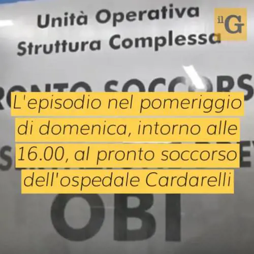 Detenuto ricoverato al Cardarelli tenta la fuga, fermato dagli agenti della penitenziaria