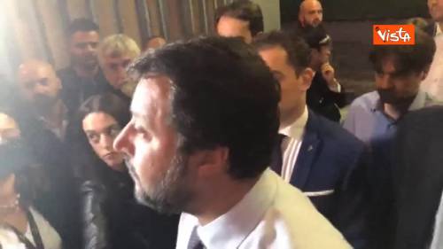 Salvini: “Sondaggi parlano di minori distanze? I miei dicono il contrario”