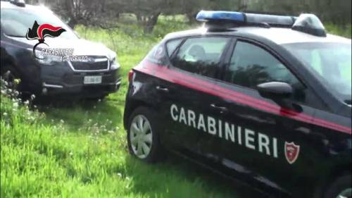 L'intervento dei carabinieri di Agrigento nella masseria di Grotte