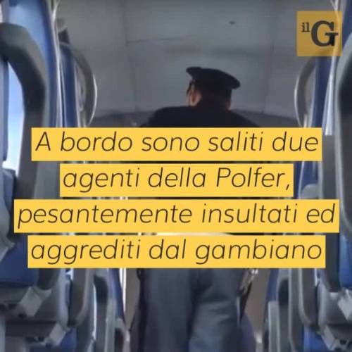 Gambiano senza biglietto aggredisce gli uomini della Polfer e rompe braccio ad agente