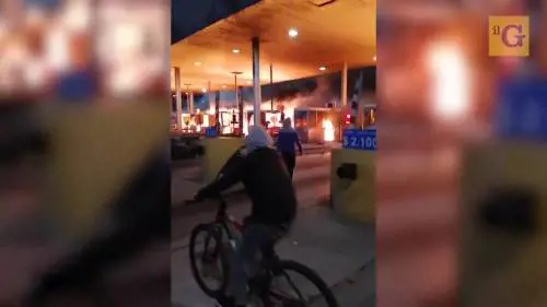 Così brucia il Cile