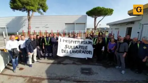 Protesta Opel Fiumicino
