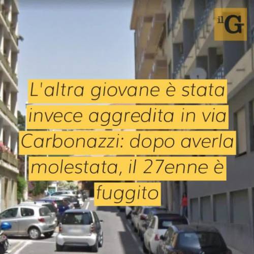 Gambiano aggredisce e molesta ragazze per strada