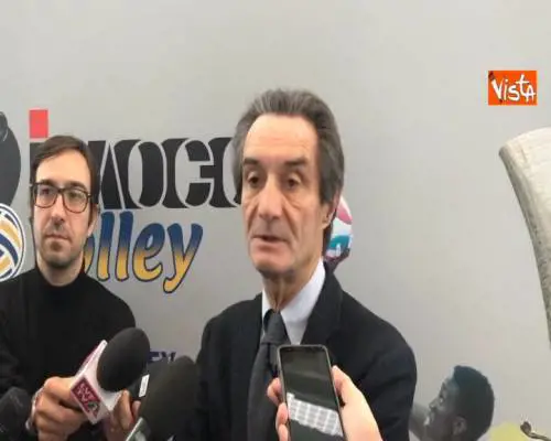 Supercoppa di Pallavolo a Milano, Fontana: "Lombardia terra di grandi eventi sportivi"