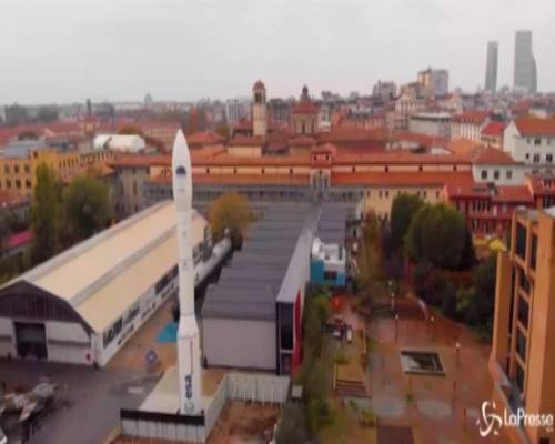 Spazio, il lanciatore Vega al Museo della scienza di Milano