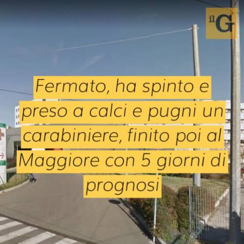 Pusher nigeriano fugge sui tetti poi ferisce carabiniere aggredendolo: torna subito libero