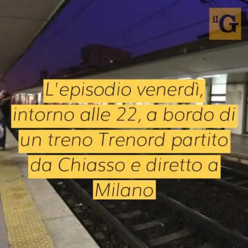 Aggredisce ragazza sul treno e tenta di violentarla, si cerca un nordafricano