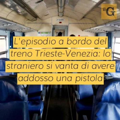 Botte ad agenti e soccorritori, serbo senza biglietto estrae pistola sul treno