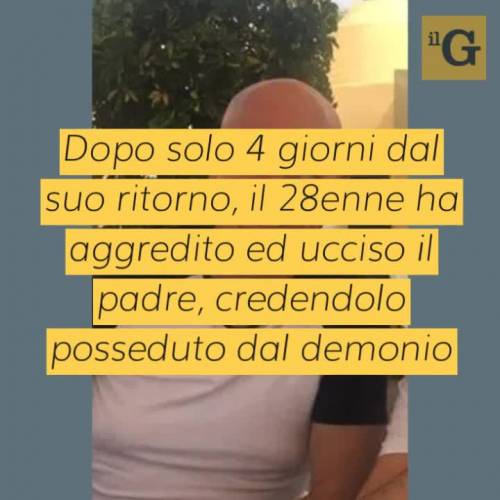 Dimesso in anticipo, 28enne con schizofrenia uccide il padre credendolo posseduto