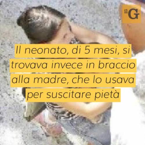 Madre si serve dei figli piccoli per chiedere l'elemosina, denunciata per sfruttamento