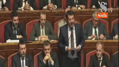 Salvini a Conte: “Nessuno vuole uscire dall’Ue, lo dico alla copia distratta di Monti”