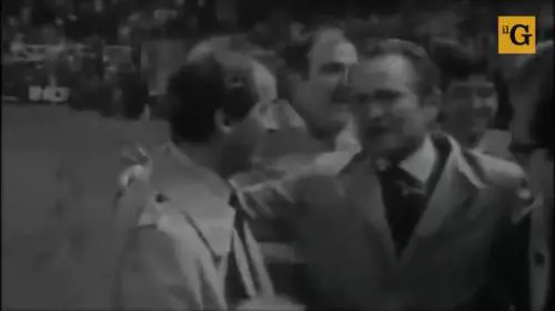 Giampiero Boniperti, presidente della Juventus