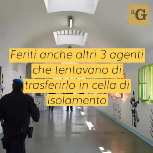 Pesta 4 agenti e li manda in ospedale: nigeriano trasferito in un altro carcere