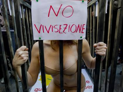 Loredana Cannata in lingerie per Ingroia