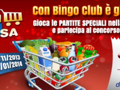 Con Bingo Club è già Natale con il concorso "Vinci la spesa per un anno"