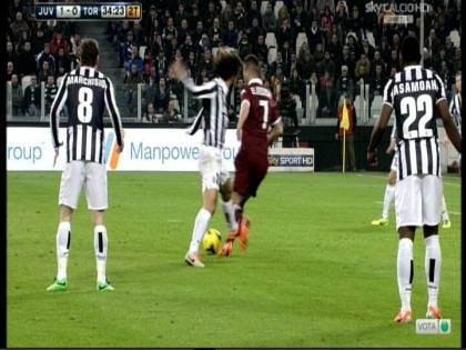 Ventura: "Era rigore": Conte: "Sì, ci stava". E Buffon: "Bravo arbitro"
