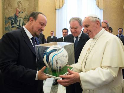 Papa Francesco riceve le squadre di Napoli e Fiorentina