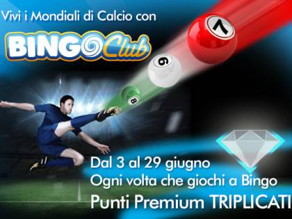 Mondiali 2014, con Bingo Club vinci 3 volte di più