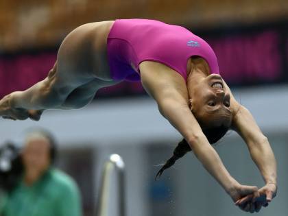 Tania Cagnotto d'oro nel trampolino da un metro