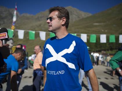 Appelli in gaelico e t-shirt. Ecco l'Italia che tifa Scozia
