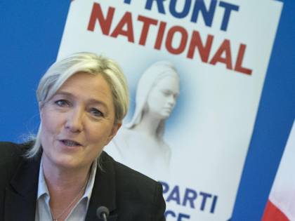 La prima volta in Senato del partito di Le Pen