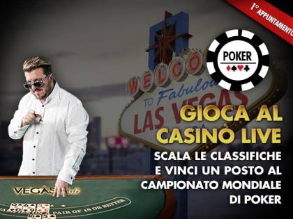 Con Casinò Live vinci un viaggio a Las Vegas