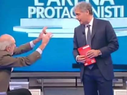Giletti multato dalla Rai per il lancio del libro di Capanna