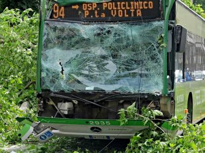 Vento e pioggia record Decine di alberi caduti E Malpensa sott'acqua