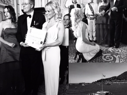 Pamela Anderson sexy e impegnata