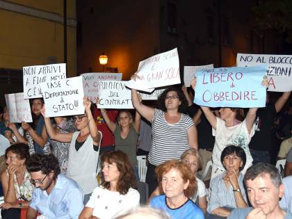 Giannini contestata ancora abbandona la Festa dell’Unità
